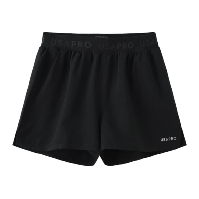USA Pro 2-In-1 Shorts Juniors - Black L
