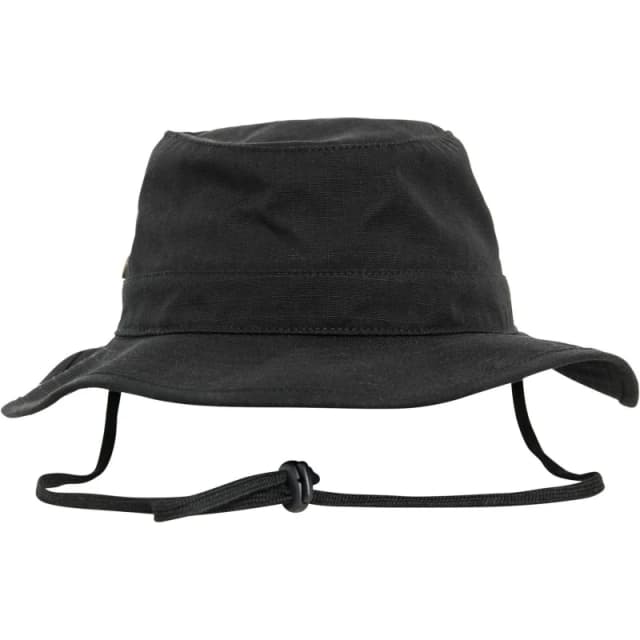 Flexfit by Yupoong Mens Angler Hat in Black Male One Size
