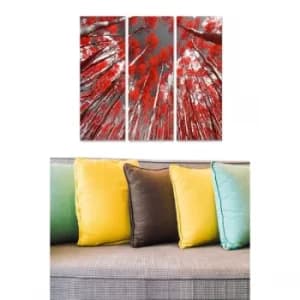 MDF6603389 Multicolor Decorative MDF Painting (3 Pieces)