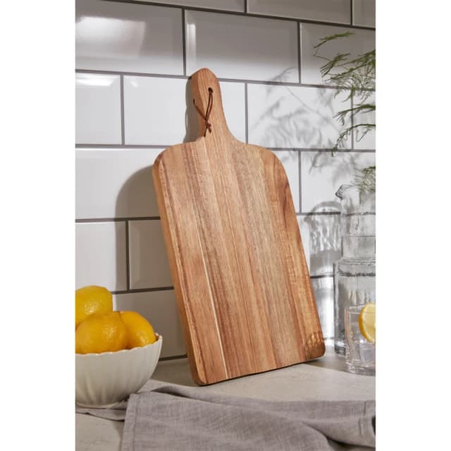 Homelife Acacia Paddle Chopping Board - Brown Brown One Size