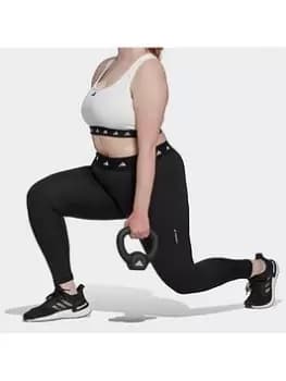 adidas Techfit Period Proof 7/8 Tights (plus Size), Black, Size 2X, Women