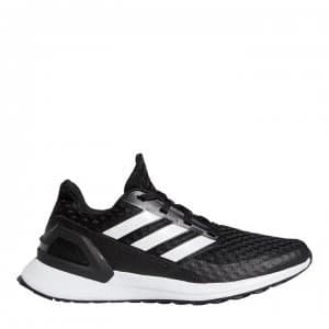 adidas Rapidarun Jogger Junior Trainers - Blk/Wht/Wht