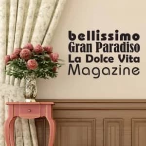 YS2-08 Black Decorative Wall Sticker