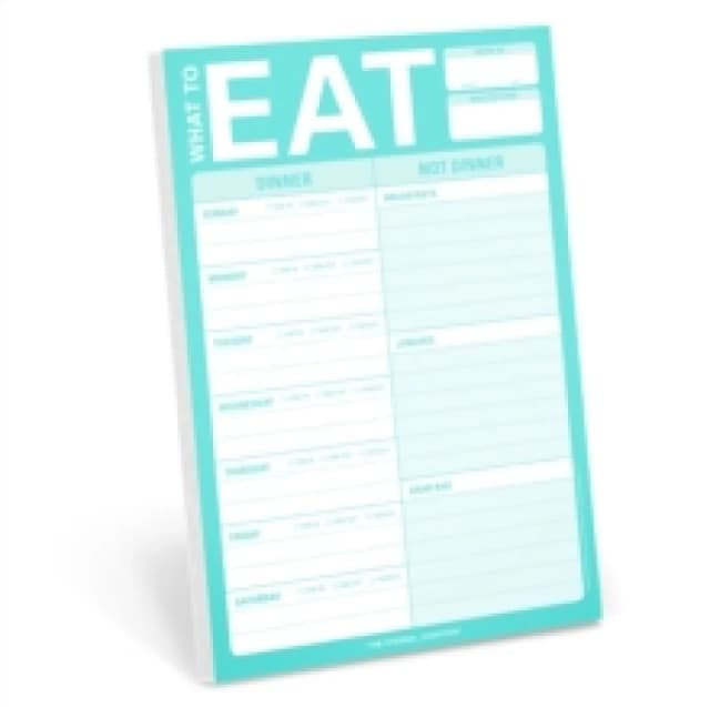 Knock Knock What to Eat Pad (Mint Green) Other printed item