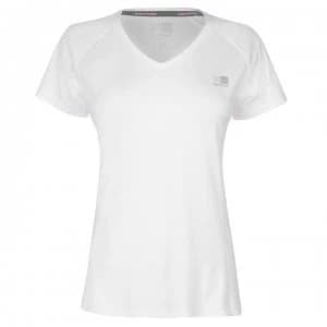 Karrimor Short Sleeve Run T Shirt Ladies - White