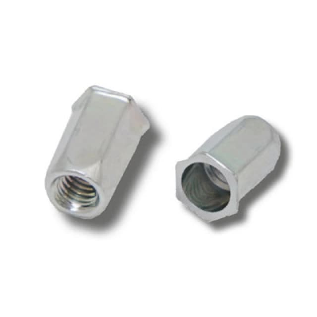 Jrp Riveting Products M4 X 11.0 Steel Rivet Nuts - Jrprnsrhh0425 - Perfect For Diy Projects -