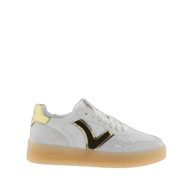 Victoria Womens leather and suede effect trainers Victoria Seul Jaune Female 40