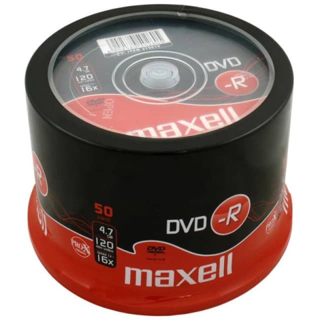 Maxell DVD-R 4.7GB 16X 50-Pack 4.7 GB 50 pc(s)