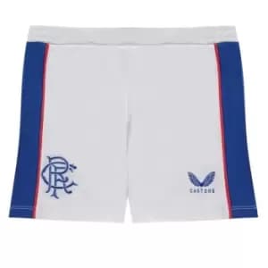 Castore Rangers FC Home Shorts Juniors - White