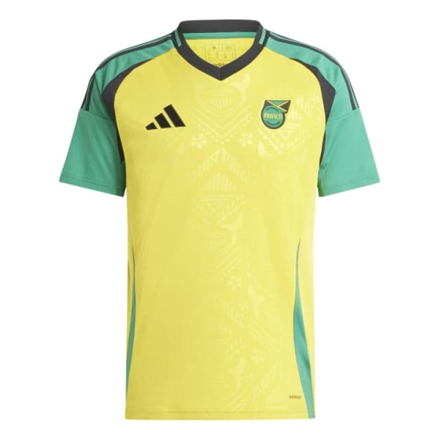 adidas Jamaica Home Shirt 2024 Adults - Yellow Yellow S