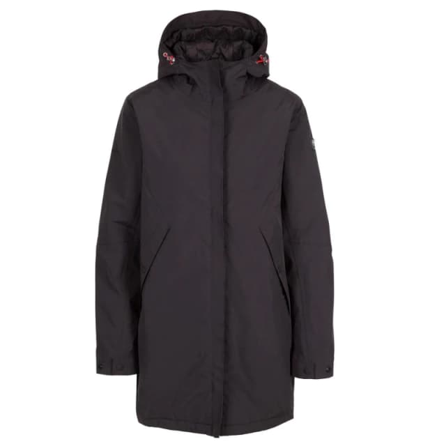 Trespass Overcast Waterproof Jacket Black female 10