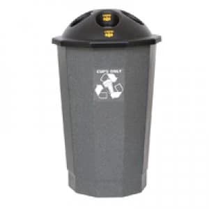 Slingsby Black and Granite General Waste Bin Closed Flap 361032