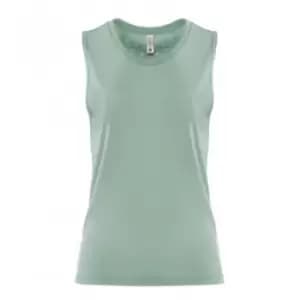 Next Level Womens/Ladies Festival Sleeveless Tank Top (XL) (Stonewash Green)