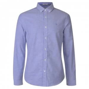 Original Penguin Original Long Sleeve Shirt Mens - Blue
