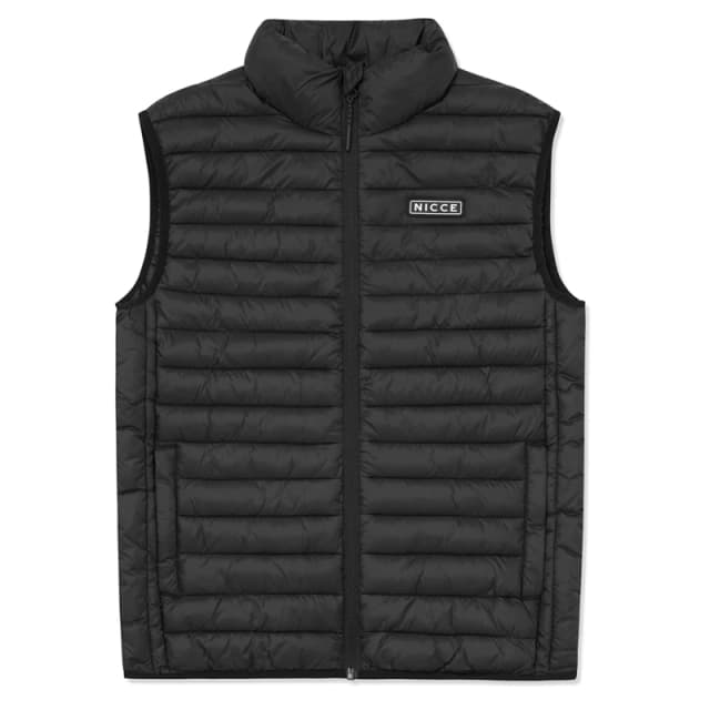 Nicce Maidan Gilet Mens - Black XS