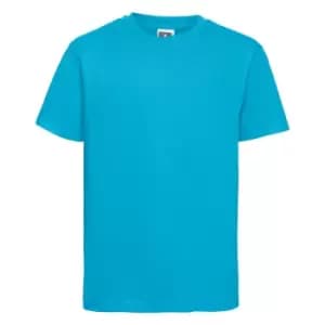Russell Mens Slim Short Sleeve T-Shirt (2XL) (Turquoise)