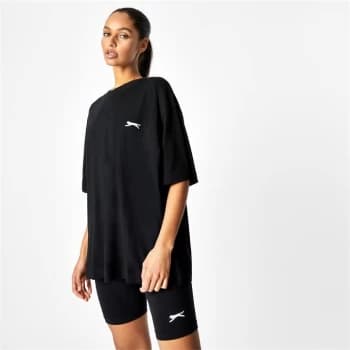 Slazenger x Sophia & Cinzia Crew T-Shirt - Black