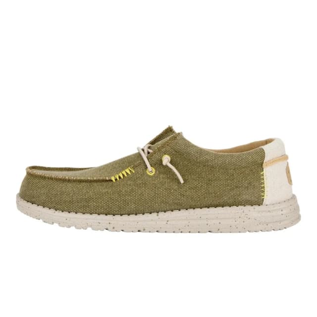 Hey Dude Shoes Hey Dude Wally Coastline Jute Vert Unisex 40