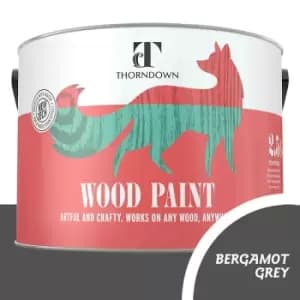 Thorndown Bergamot Grey Satin Interior and Exterior Wood Paint 2.5L