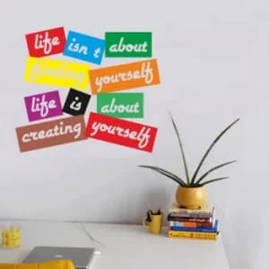 KON037 Multicolor Decorative Wall Sticker