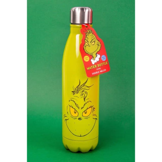 The Grinch The Grinch 500ml Metal Water Bottle - Green Green One Size