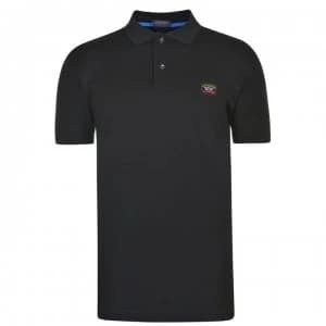 PAUL AND SHARK Short Sleeved Polo Shirt - Black