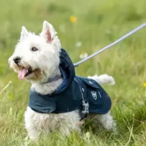 Hugo & Hudson Navy Dog Rain Coat Navy Blue