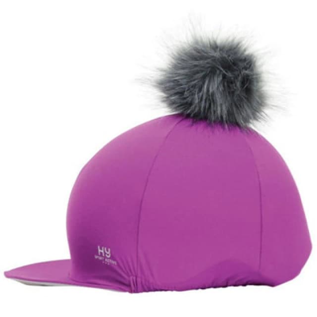 Hy Sport Active Interchangeable Pom Pom Hat Silk Brilliant Berry (One Size)