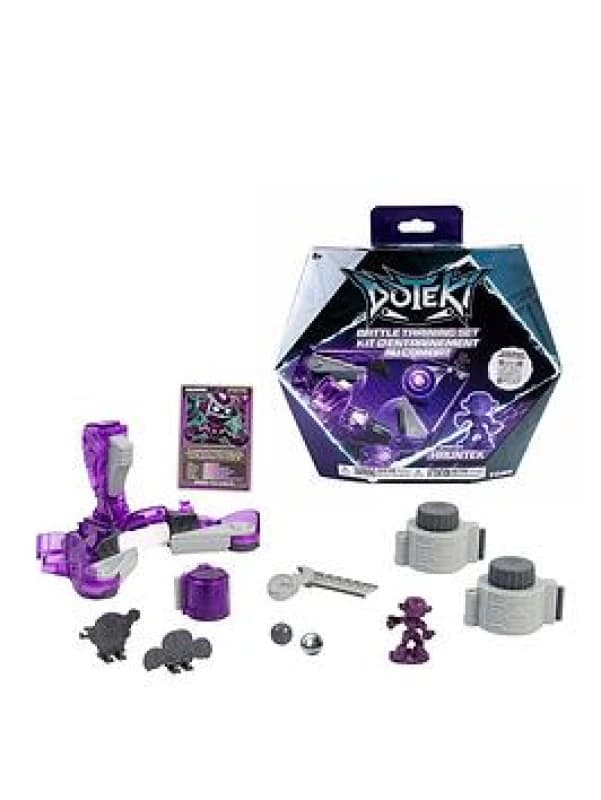 TOMY Doteki Battle Set Spiritek Multiplayer Action Game for Kids with High-Speed Battle Controller 4 Elemental Factions Collectable Champions Heal
