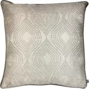 Prestigious Textiles - Radiance Geometric Cushion Pumice - Pumice