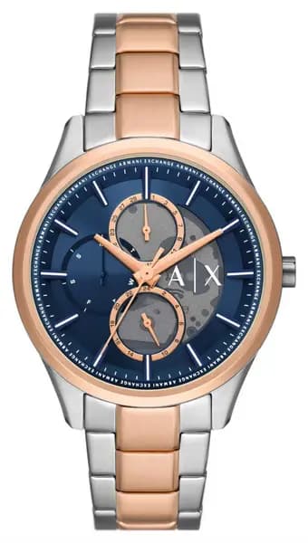 Armani Exchange AX1874 Mens (42mm) Blue Dial / Two-Tone Watch