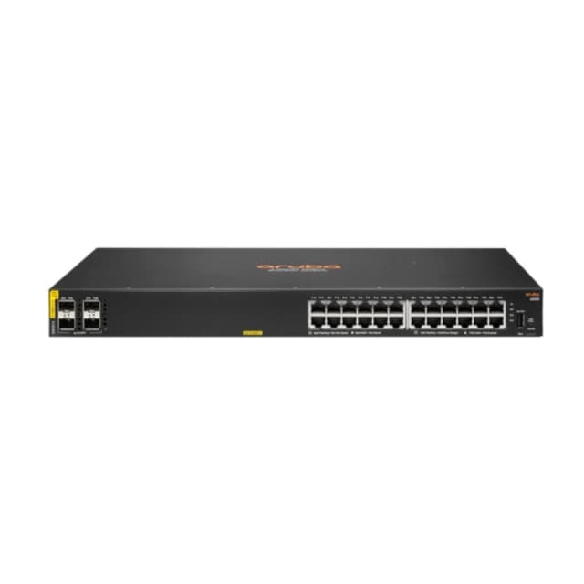 HPE Aruba Networking C-Port 6000 24G 24-Port Class4 PoE with SFP L2 Managed Rack Mountable Switch 370W R8N87A