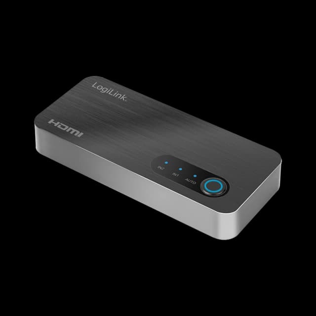 LogiLink HDMI switch. 2x1-Port. 8K/60 Hz. HDCP. HDR. VRR. CEC