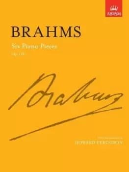 Six Piano Pieces, Op. 118 - Johannes Brahms - Sheet music - Used