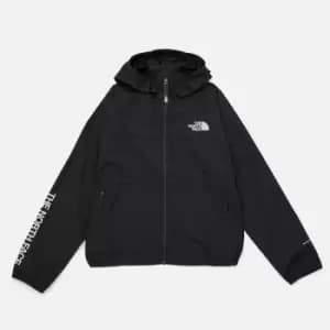 The North Face Boys Windwall Hooded Jacket - Asphalt Grey - 10-12 Years