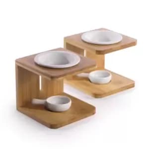 Bamboo Essential Oil Burner - Set of 2 M&W
