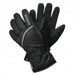 Dare2B Mischievous II Water Repellent Ski Gloves - Black/White