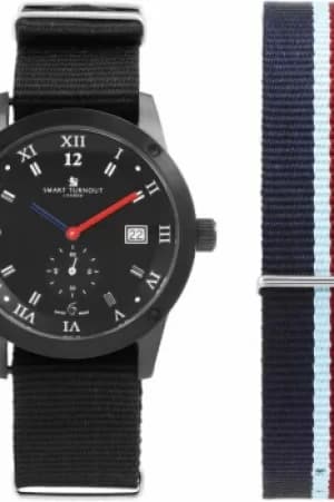 Mens Smart Turnout Town Watch Set Watch STE2/56/W-SET-BLK-RAF