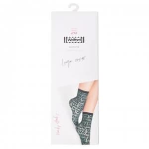 Wolford Wolford Logo Socks - 8222 Whi/Blk