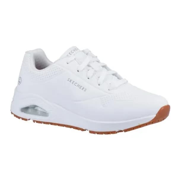 Skechers Lace Up Athletic W/ Airbag - White Size 7, Women White VGFOQ Female 7