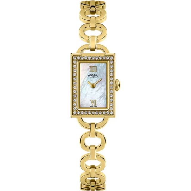 Rotary RLB10002/07 Cocktail Gold Tone Fancy Bracelet Watch - W64217