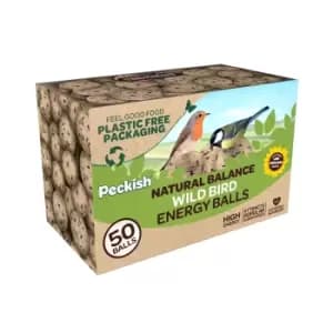 Peckish Natural Balance Energy Balls Bird Food 50 Pcs