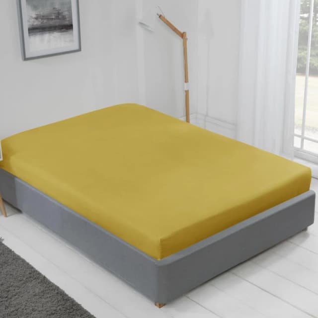 Emma Barclay Lyla Fitted Sheet Fitted Sheets Single Yellow 39184213010