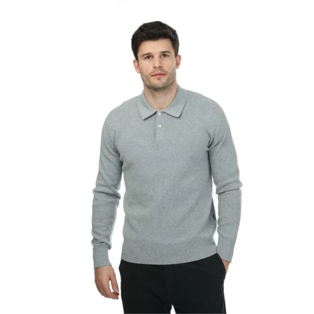 DOCKERS DOCKERS Ls Swtr Polo - Grey Grey S