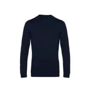 B&C Mens Set In Sweatshirt (3XL) (Navy Blue)