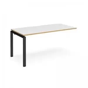 Adapt add on unit single 1600mm x 800mm - Black frame and white top