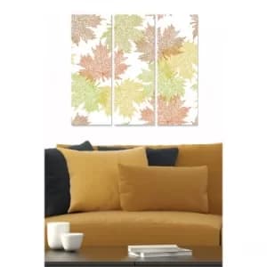 MDF2267190 Multicolor Decorative MDF Painting (3 Pieces)