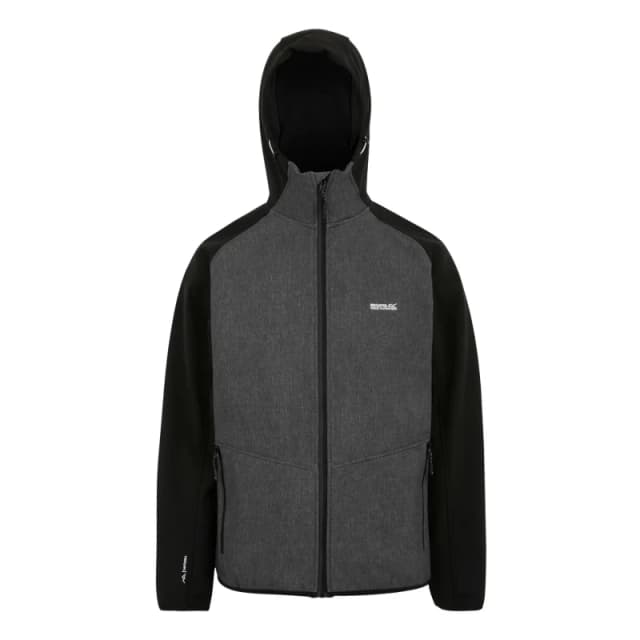 Regatta Regatta Men Arec Softshell Jacket in Charcoal Size: Small Charcoal S Male 5063516136149