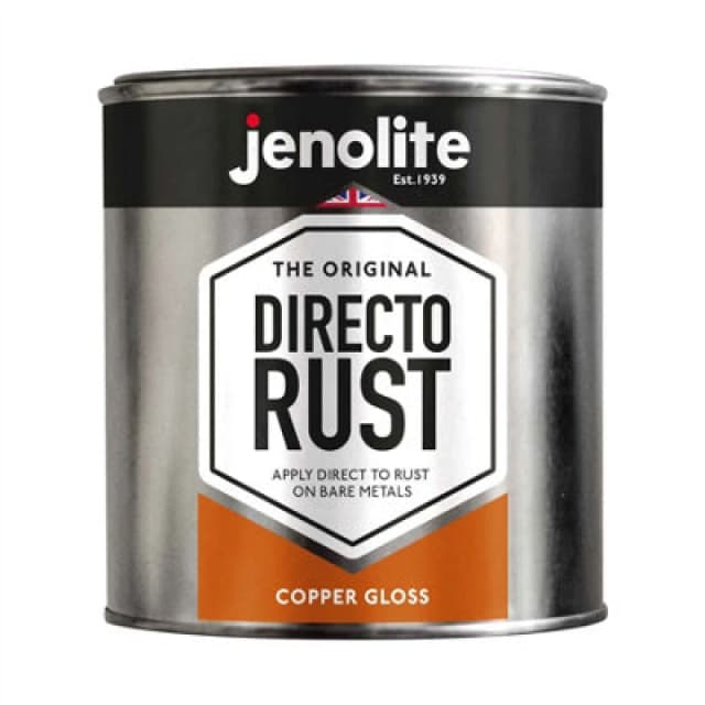 Jenolite Directorust Metallic Gloss Primer Paint - Copper - 1L