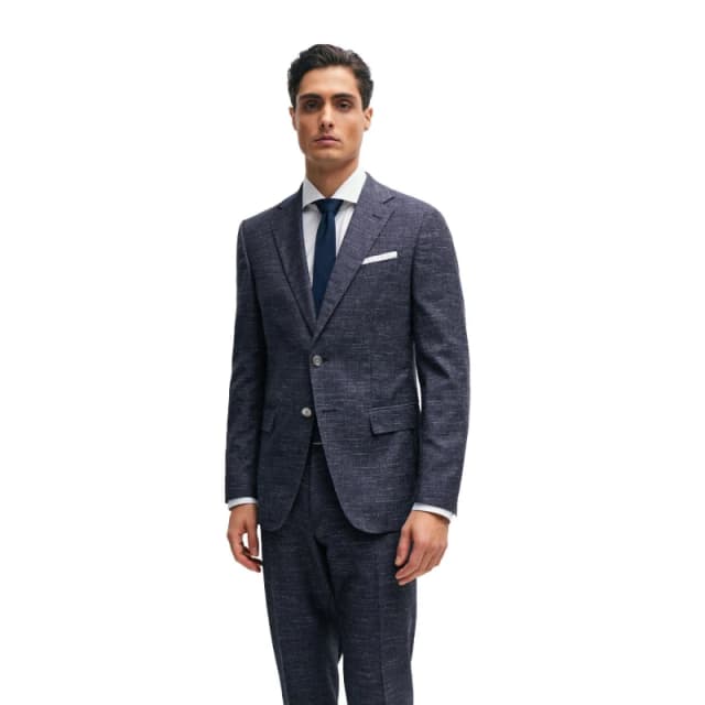 Boss Mens H Hutson Formal Jacket Dark Blue male 34 (44)